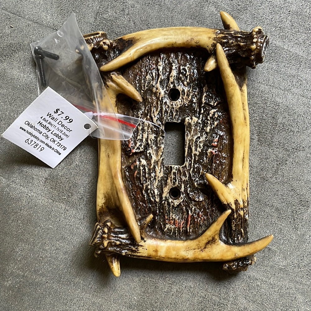 Single light switch cover